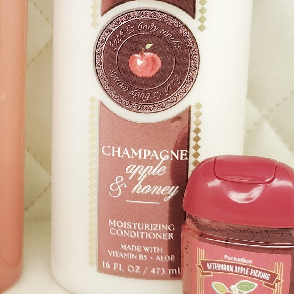 🍎 CHAMPAGNE APPLE & HONEY • Shampoo + Conditioner 🍏 Afternoon Apple Picking - Picture 4 of 9